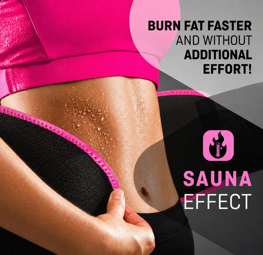 Sweat Slim Waist Trainer Belt – Sauna Tummy Trimmer for Fat Burn & Body Shaping